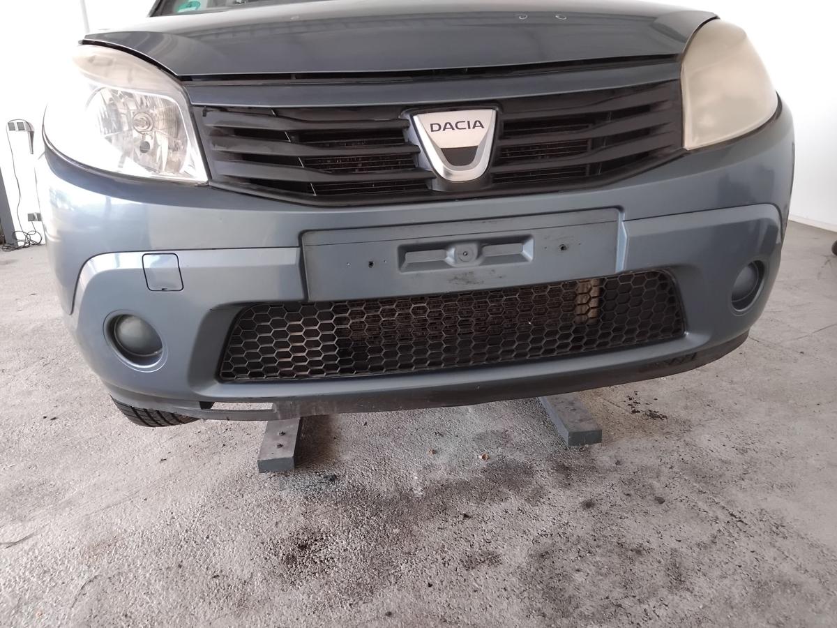 Dacia Sandero 1 original Stoßfänger Stoßstange vorn blaumetallic TERNF BJ2009