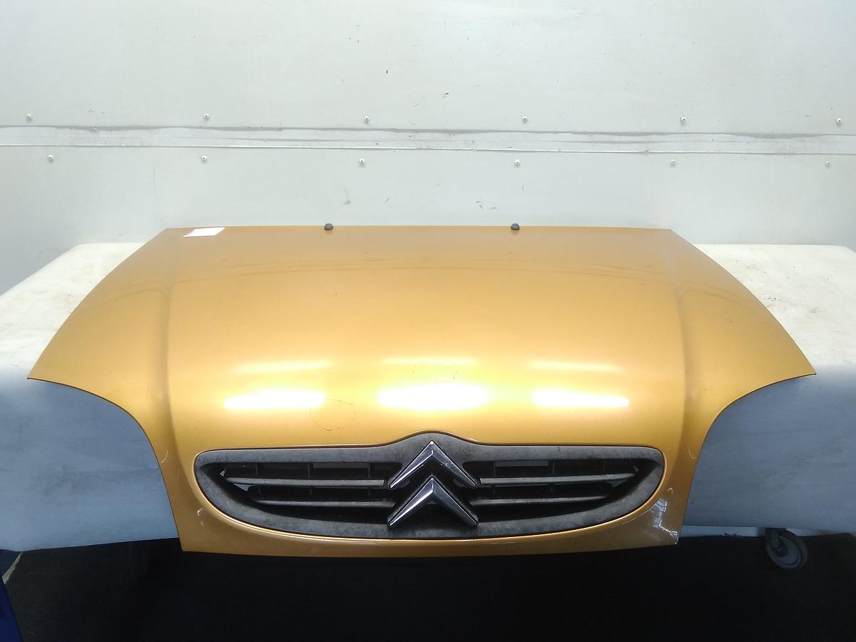 Citroen Saxo Bj.2002 original Motorhaube gelbmetallic "heliodor" KAU, Faceliftmodell ab 9/99