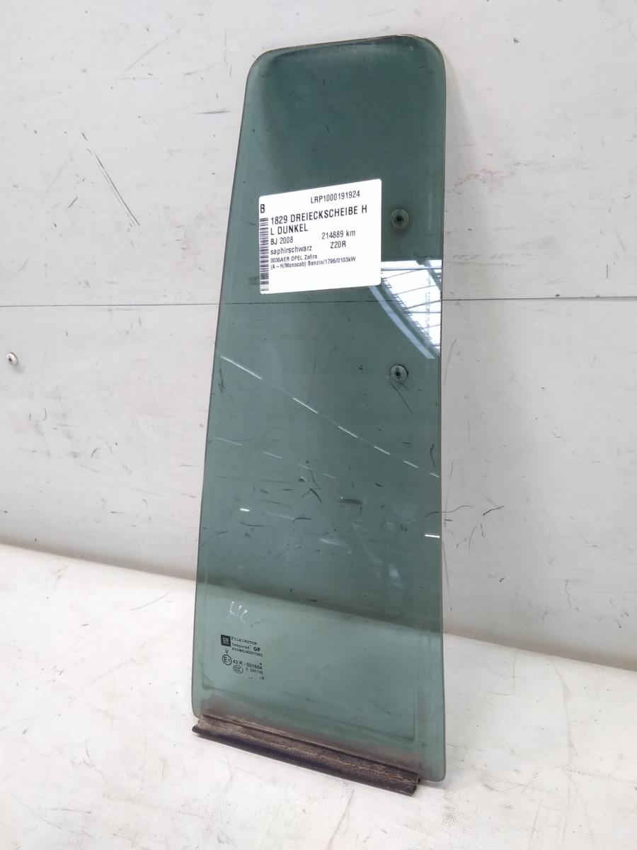 Opel Zafira B Dreieckscheibe hinten links original abgedunkelt BJ2008