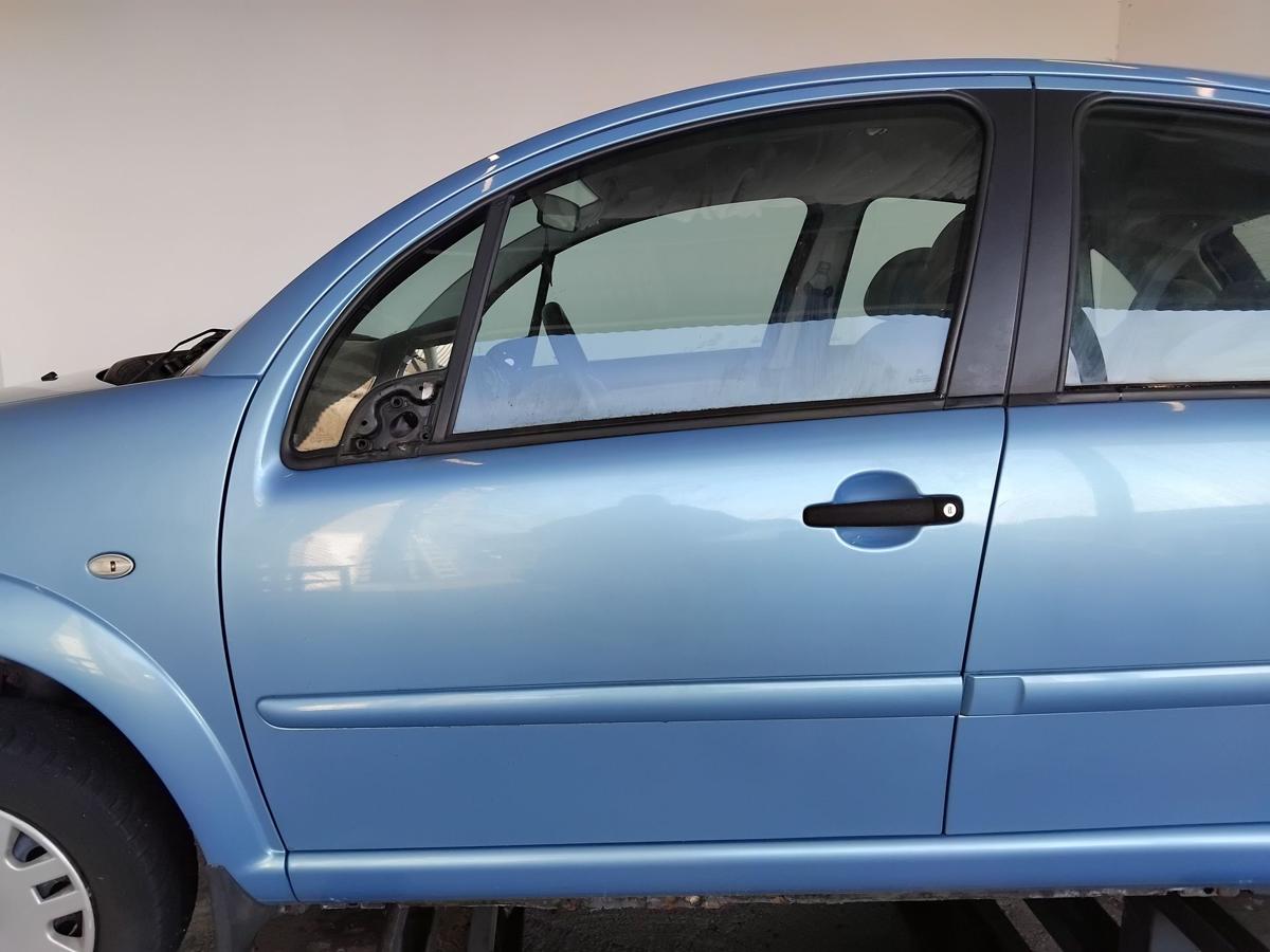 Citroen C3 T&uuml;r vorn links Fahrert&uuml;r KMY Lucia Blau Metallic BJ2005