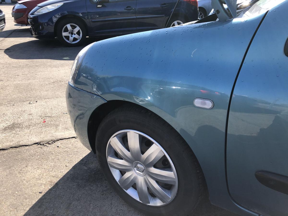 Renault Clio II 2 Campus Kotfl&uuml;gel vorn links Fahrerseite TEF47 Blau Cyclade