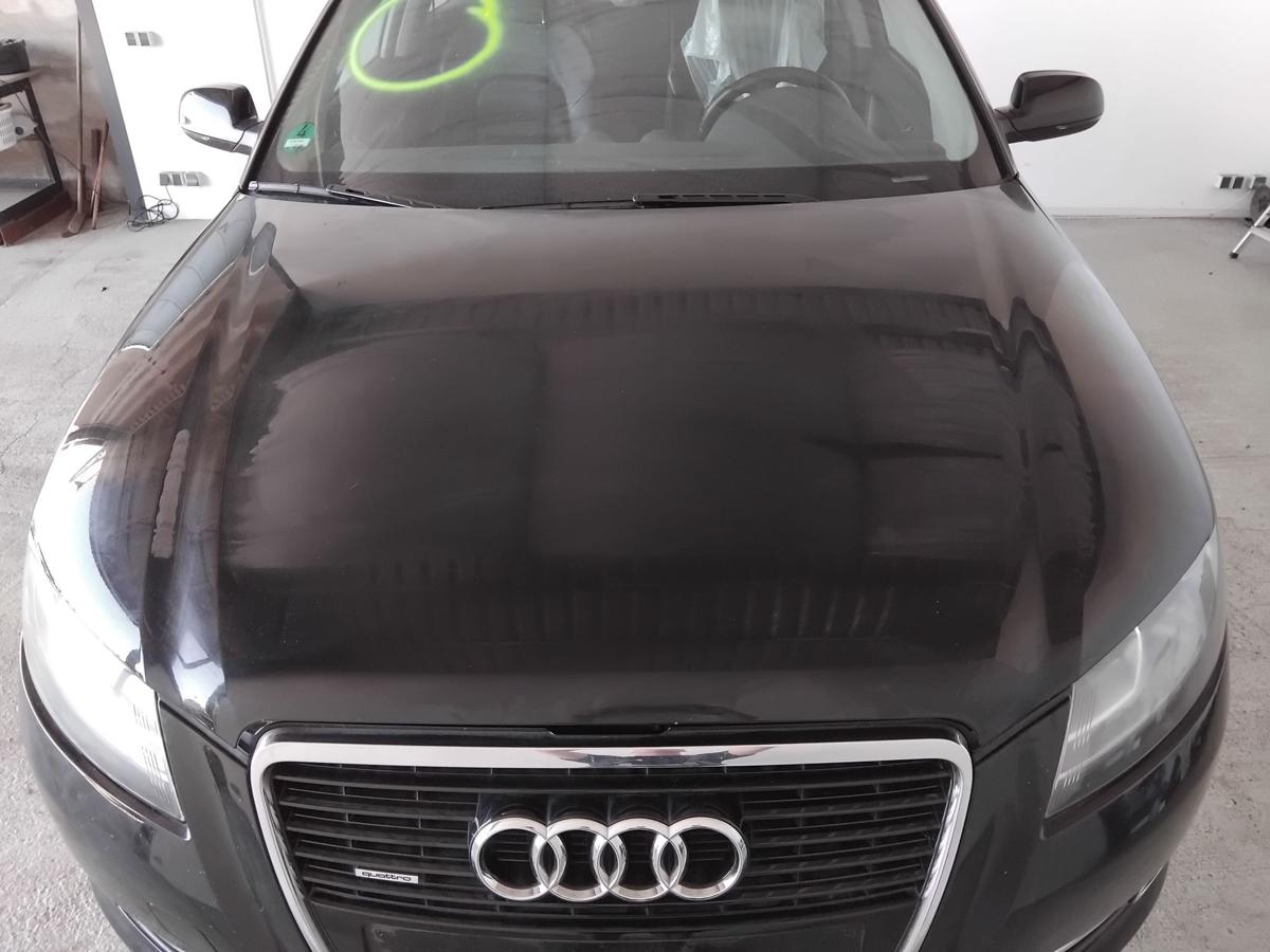 Audi A3 8P original Motorhaube Deckel vorn Facelift LY9B Brillantschwarz BJ2010