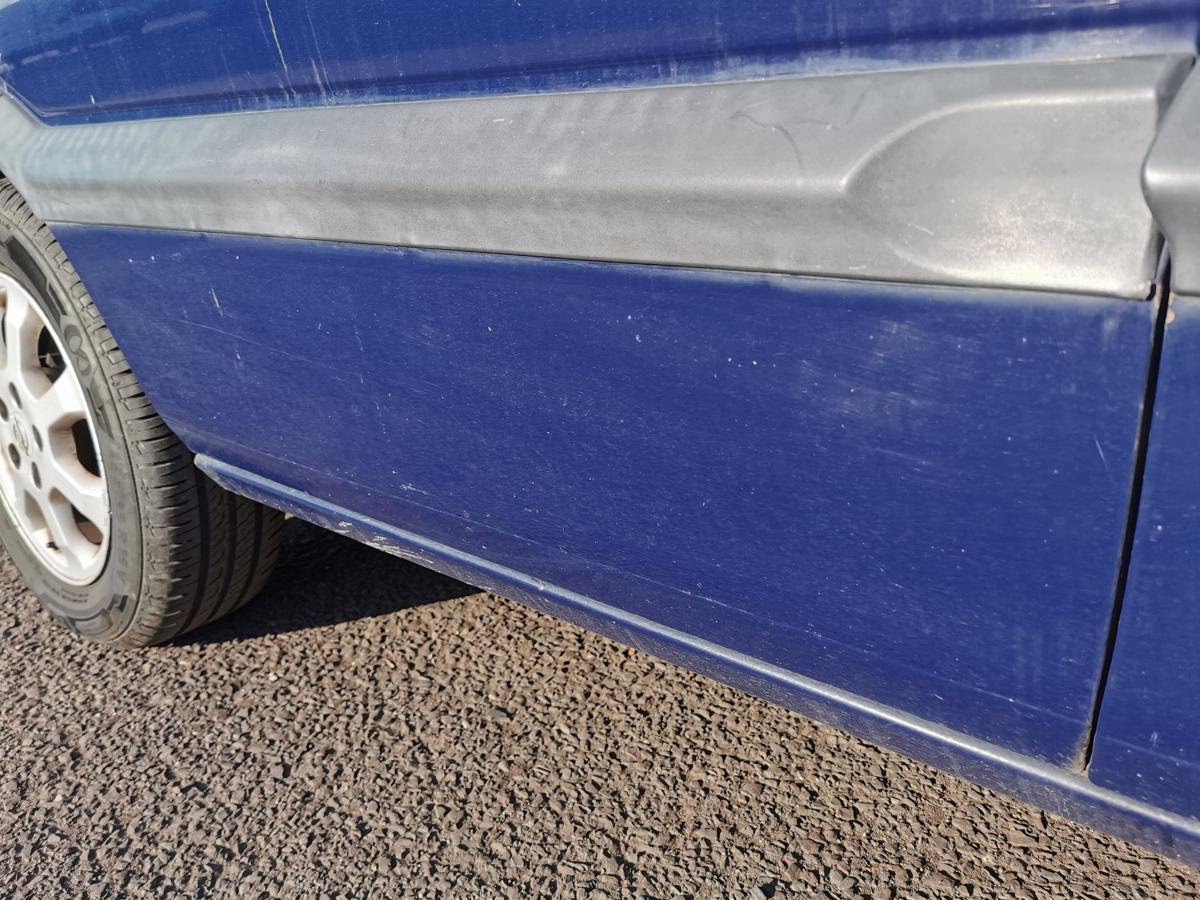 Opel Zafira A T&uuml;r Autot&uuml;r Rohbaut&uuml;r Fondt&uuml;r hinten rechts Z20Z Atlantikblau