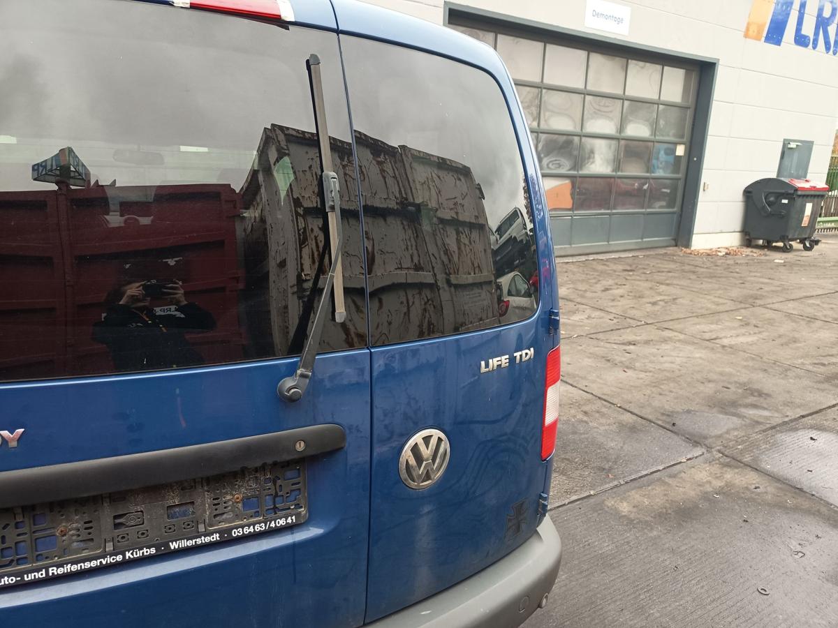 VW Caddy 2K Life vor Facelift Bj 2010 original Heckt&uuml;r rechts LL5M Indienblau