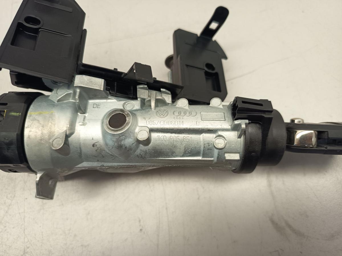 VW Polo V 6C original Z&uuml;ndschloss mit 1 Schl&uuml;ssel 1K0905851 Bj 2014