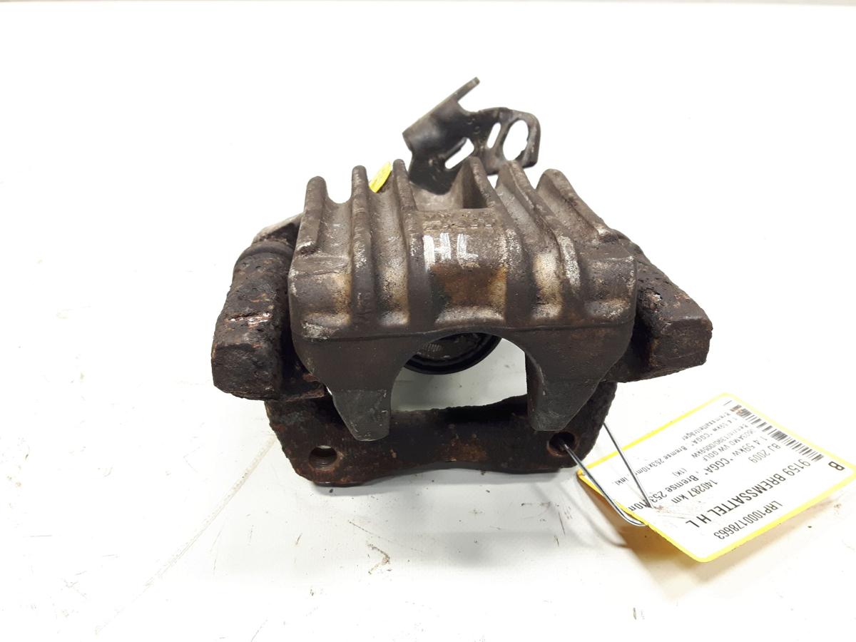 VW Golf 6 original Bremssattel Hinterachse links 1.4 253x10mm Bj.2009