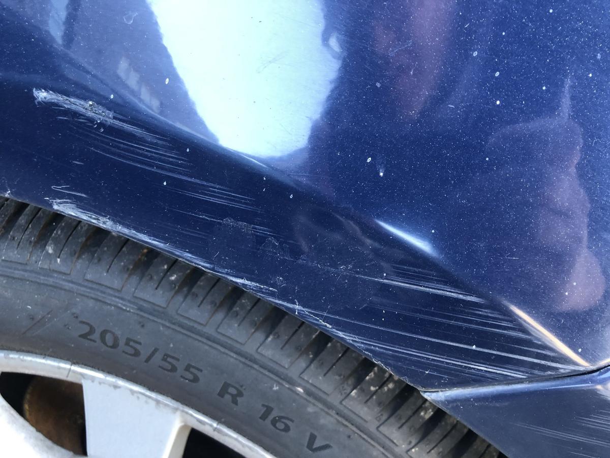 Ford C Max DM2 Kotfl&uuml;gel vorn rechts Beifahrer Blazer Blau 2003 bis 2010