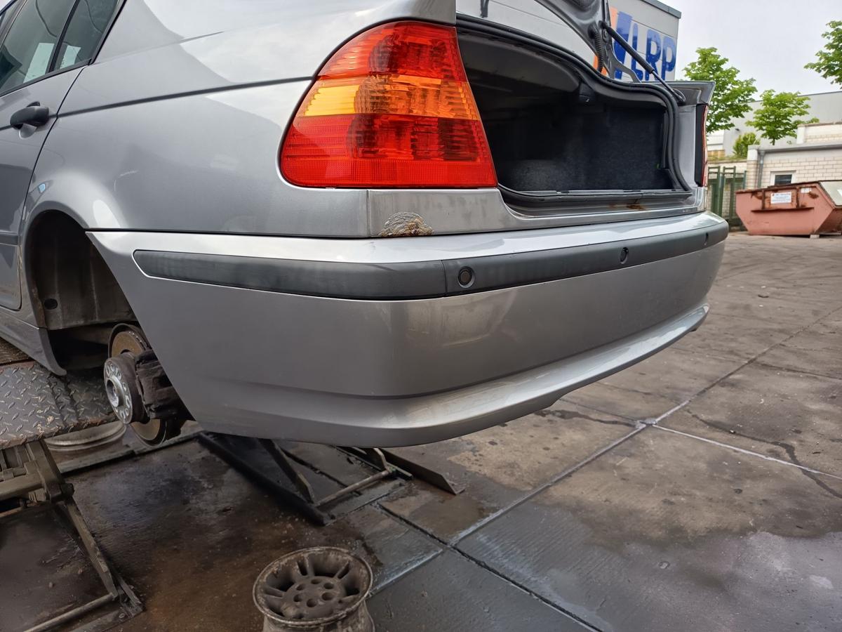 BMW 3er E46 original Stoßstange Fänger hinten/Heck A80 Silbergrau Bj 2004