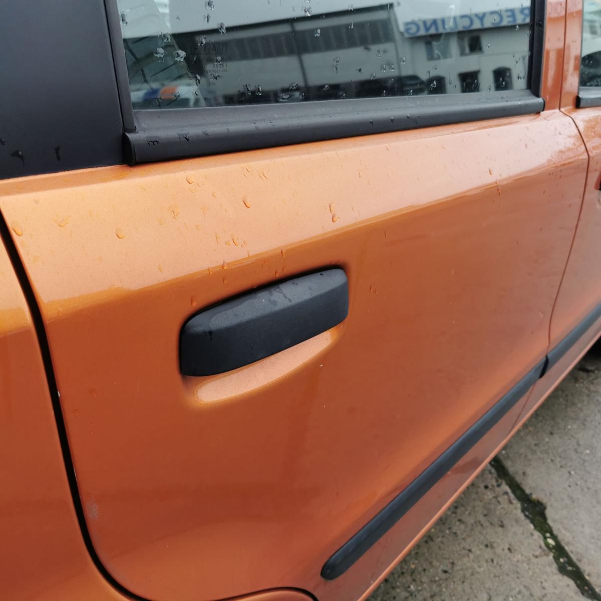 Fiat Panda 169 Tür Autotür Rohbautür hinten rechts 505 Arancio New Batik Rohbau