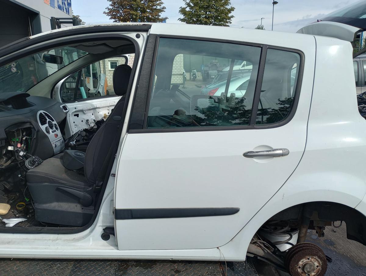 Renault Modus original Tür hinten links Fond OV369 Arktisweiss Bj 2006