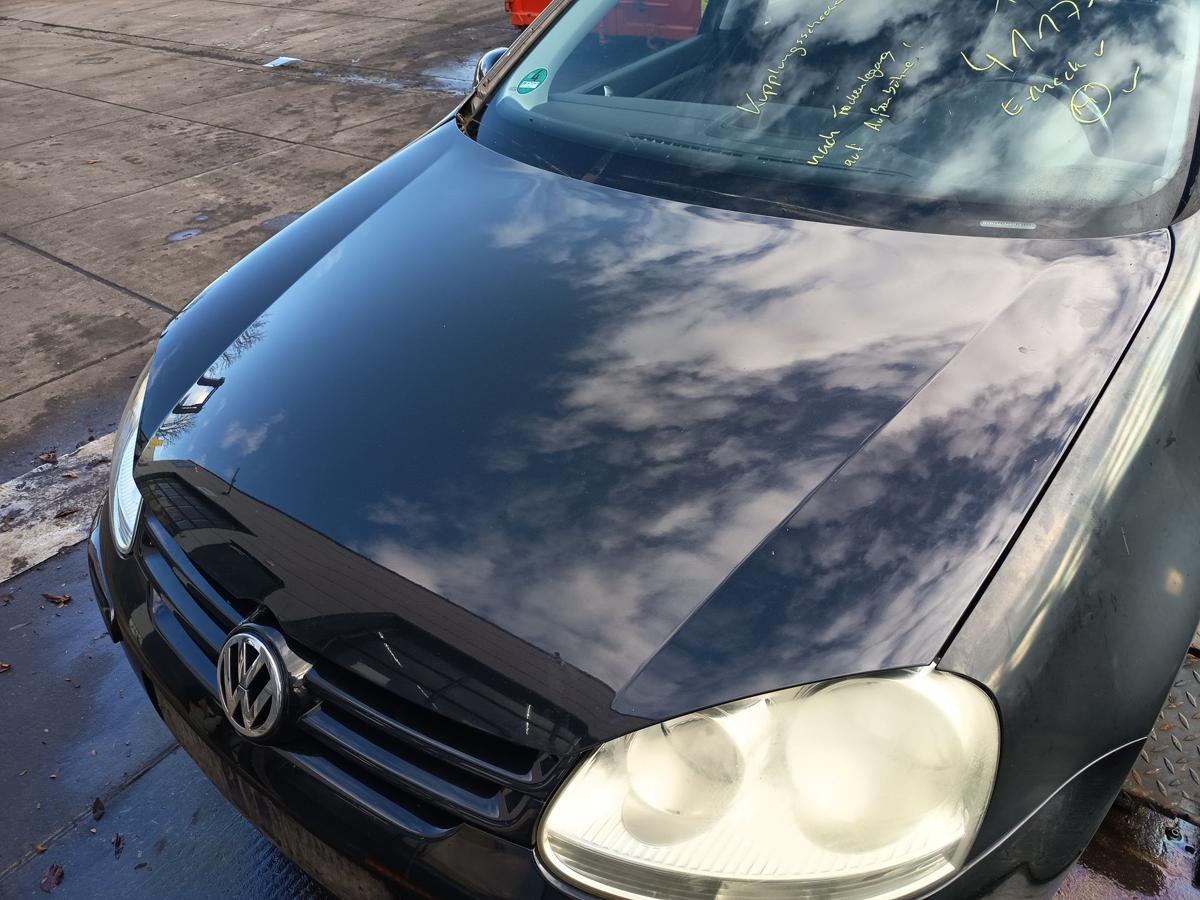 VW Golf V original Motorhaube LC9Z schwarz Baujahr 2007