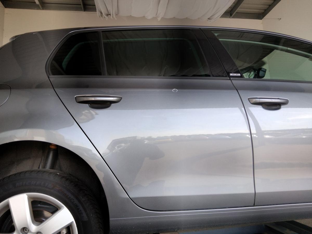 VW Golf 6 original Tür hinten rechts LA7T unitedgrey 5-türig Fließheck BJ2012