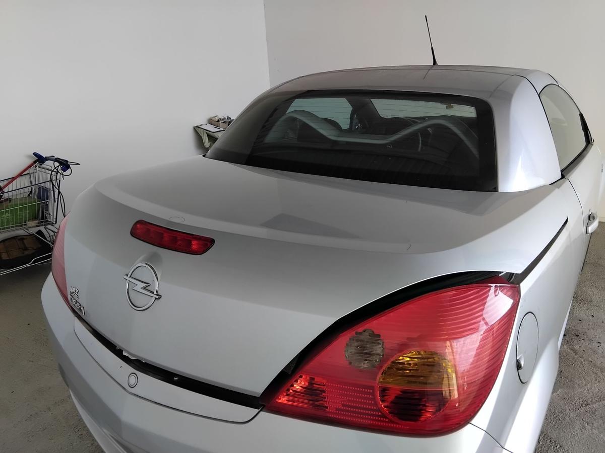Opel Tigra TwinTop Heckklappe Heckdeckel Starsilber III Metallic Z157 BJ2006