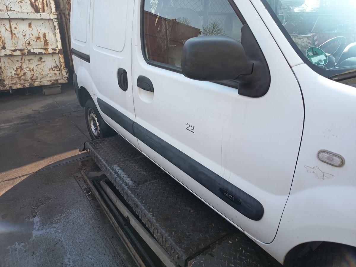 Renault Kangoo KC original T&uuml;r vorn rechts Beifahrer 389 Gletscherwei&szlig; Bj 2008