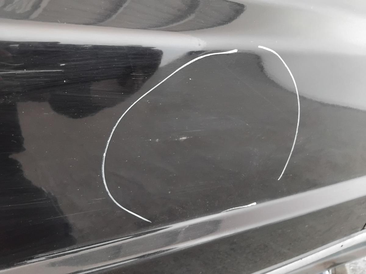 Dodge Caliber T&uuml;r hinten rechts schwarzmetallic Anrostung