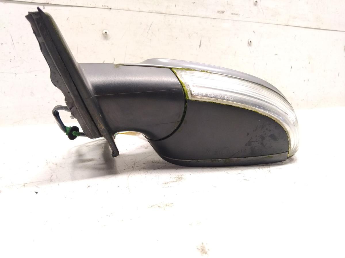 VW Passat 3C orig Au&szlig;enspiegel links LA7T United Grey elektrisch beheizt BJ2007