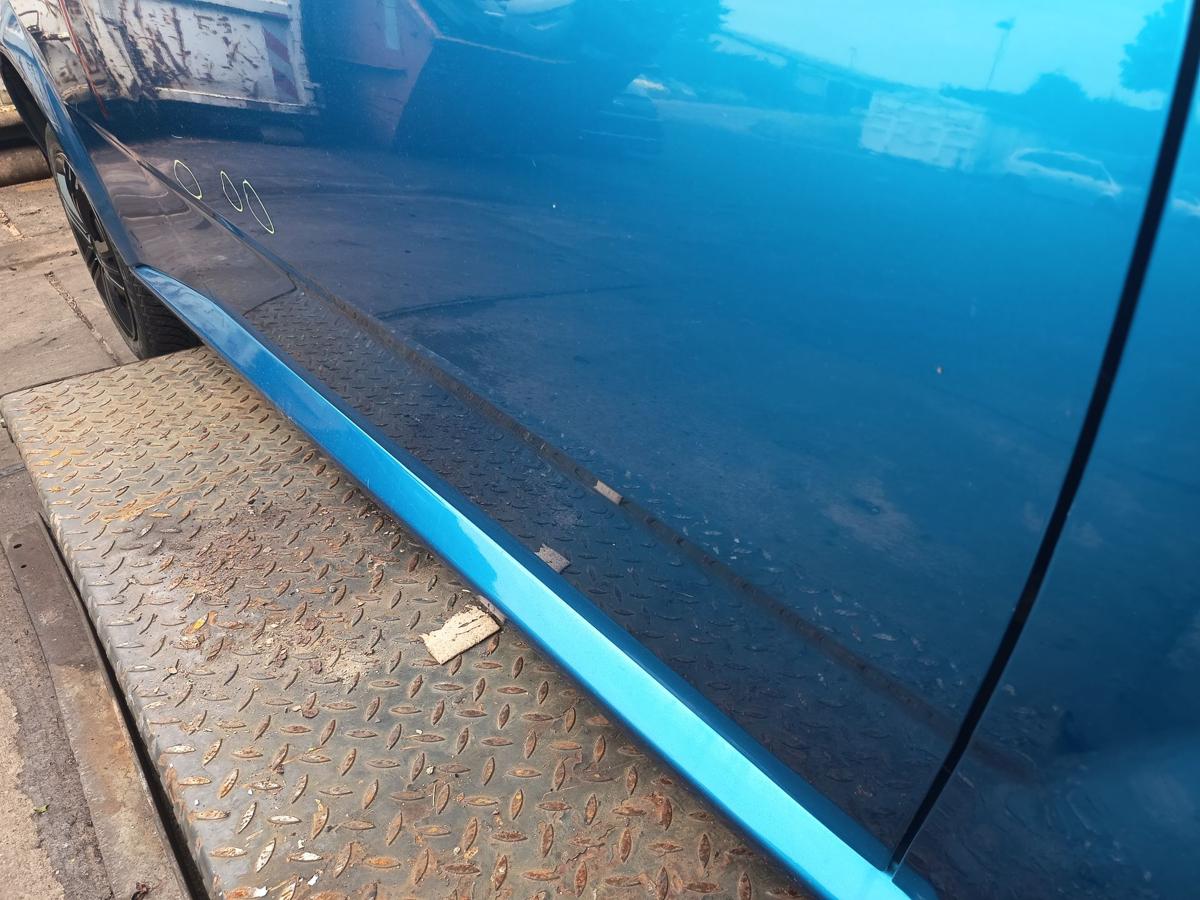 Opel Tigra Twintop original T&uuml;r rechts Beifahrer Rohbau Z21H Antiguablau Bj 2007