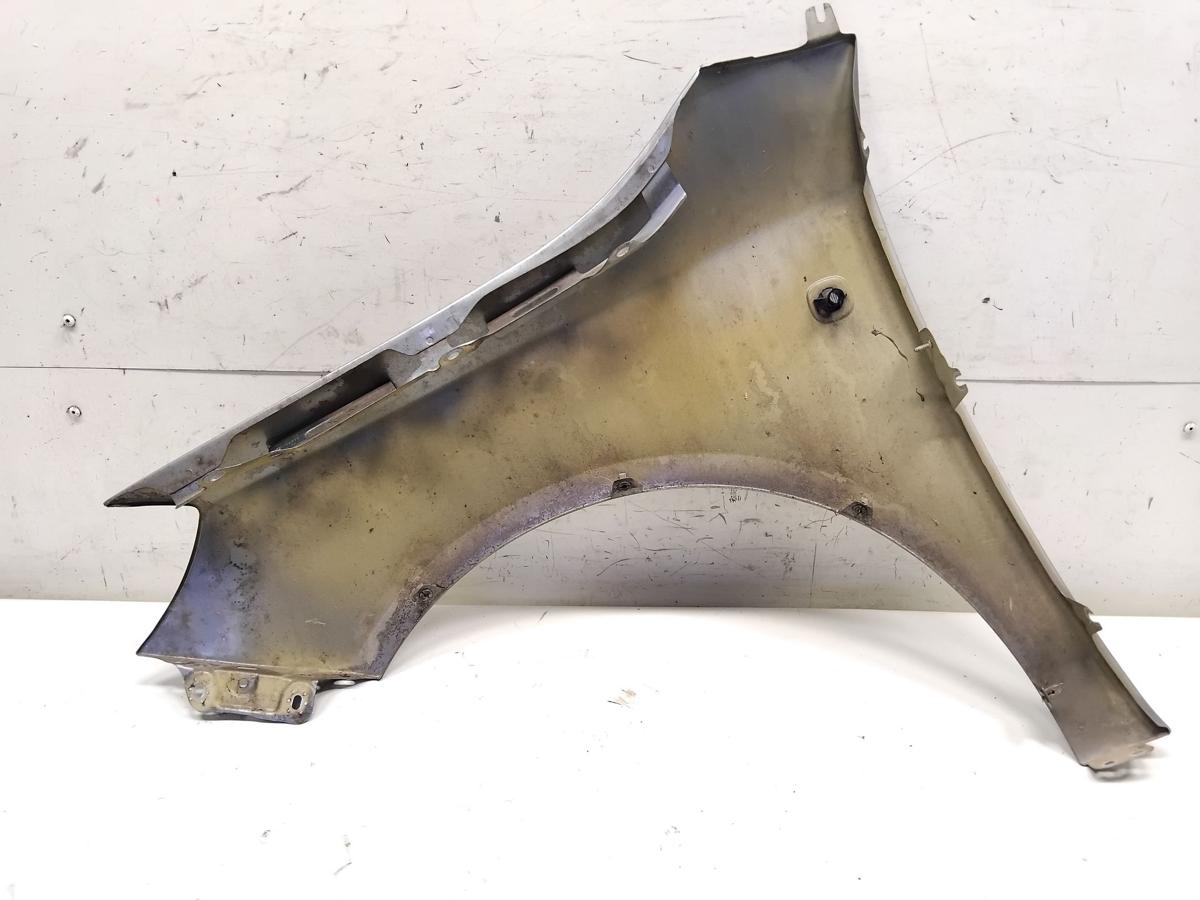 Skoda Fabia 2 5J Facelift original Kotfl&uuml;gel vorn rechts LF8L Platingrau BJ2013