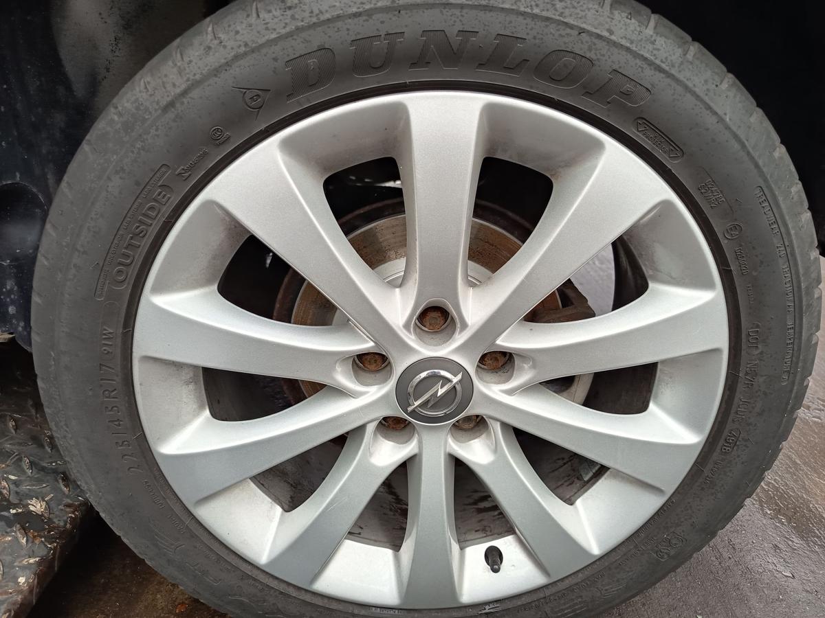 Opel Mervia B orig Satz Alufelgen 10 Speichen 13269541 7x17 OHNE Reifen Bj 2012
