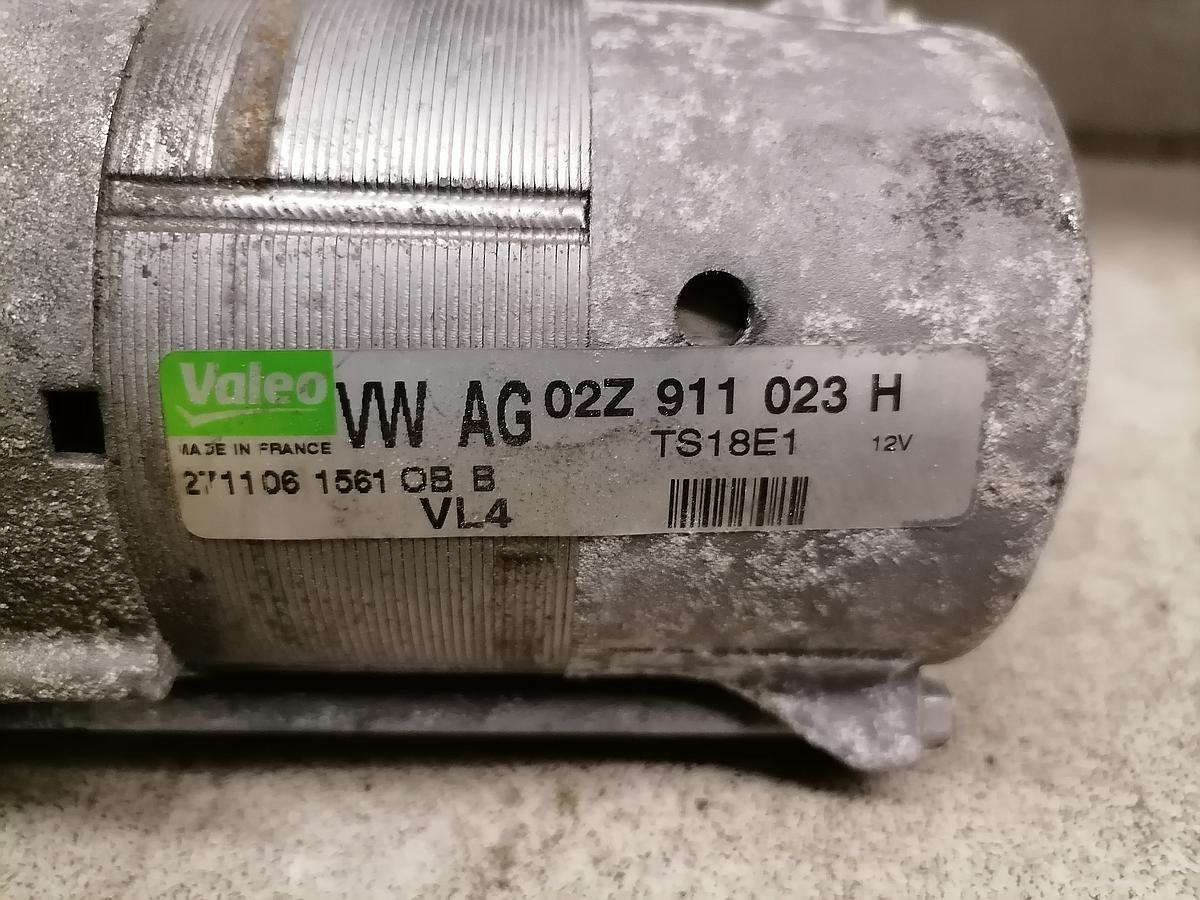 Audi A3 8P Anlasser Starter 1.9TDI 77KW 02Z911023H Valeo Bj2006