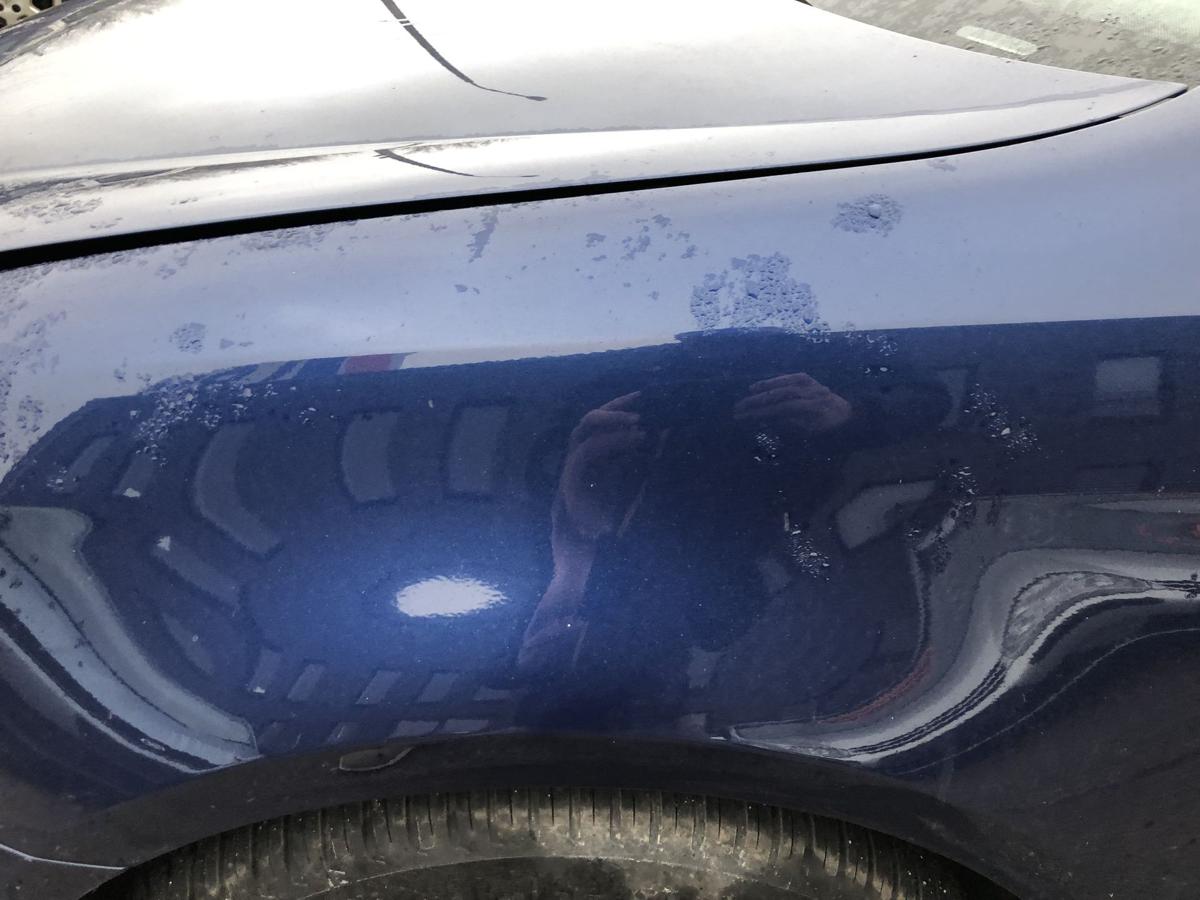 VW Golf 6 VI Variant Kotfl&uuml;gel links Radabdeckung Fender Seitenwand blau OE