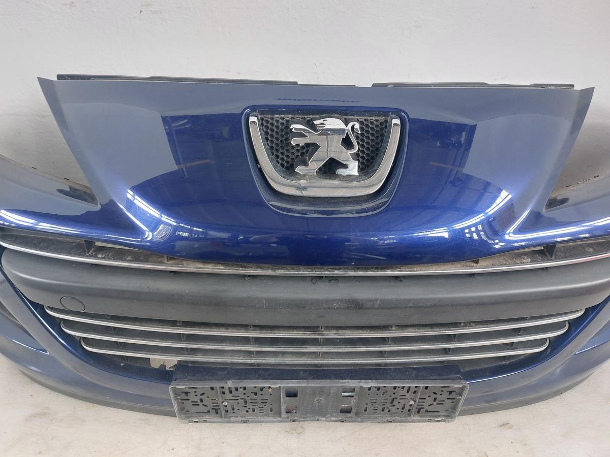 Peugeot 207SW Sto&szlig;f&auml;nger vorn NSW Frontsch&uuml;rze Frontsto&szlig;stange KPL blau
