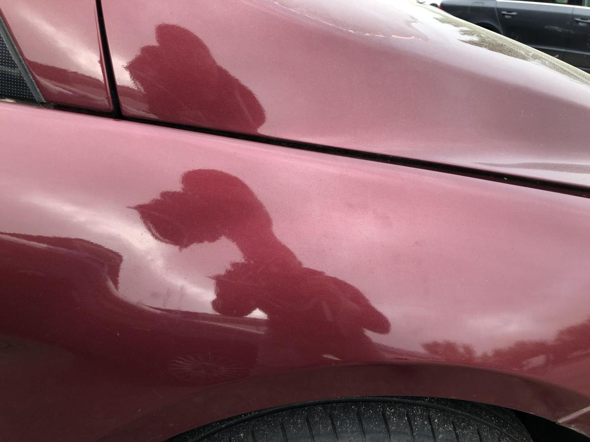 Mercedes B Klasse W245 Kotfl&uuml;gel vorn rechts Beifahrerseite 597 Saturnrotmet