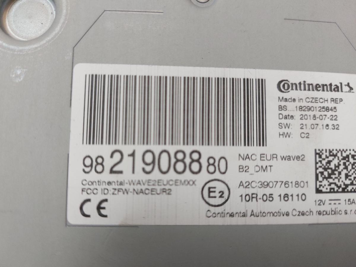 Peugeot 2008 I CU ab16 Radiosteuerger&auml;t Radio Steuerteil Autoradio OEM