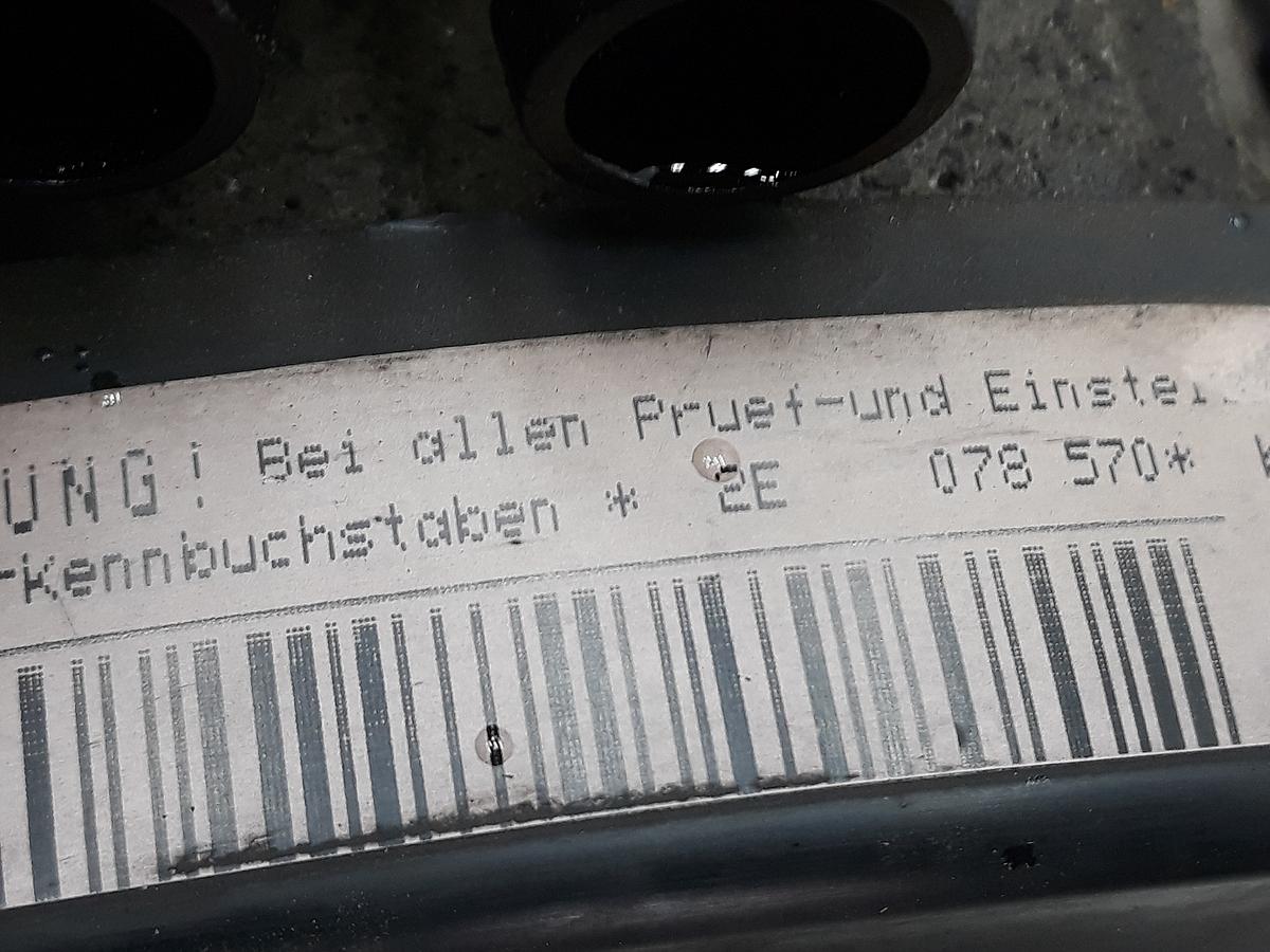 VW Passat 35i Variant original Motor 2E 2.0 85kw Schalter BJ1991