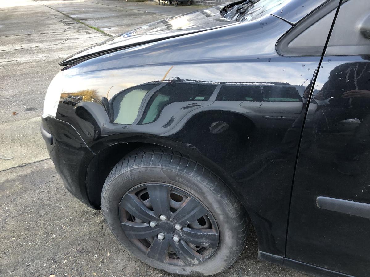 VW Polo 9N3 ab 05 Kotfl&uuml;gel vorn links Fender L041 Billantschwarz Kratzer Dellen