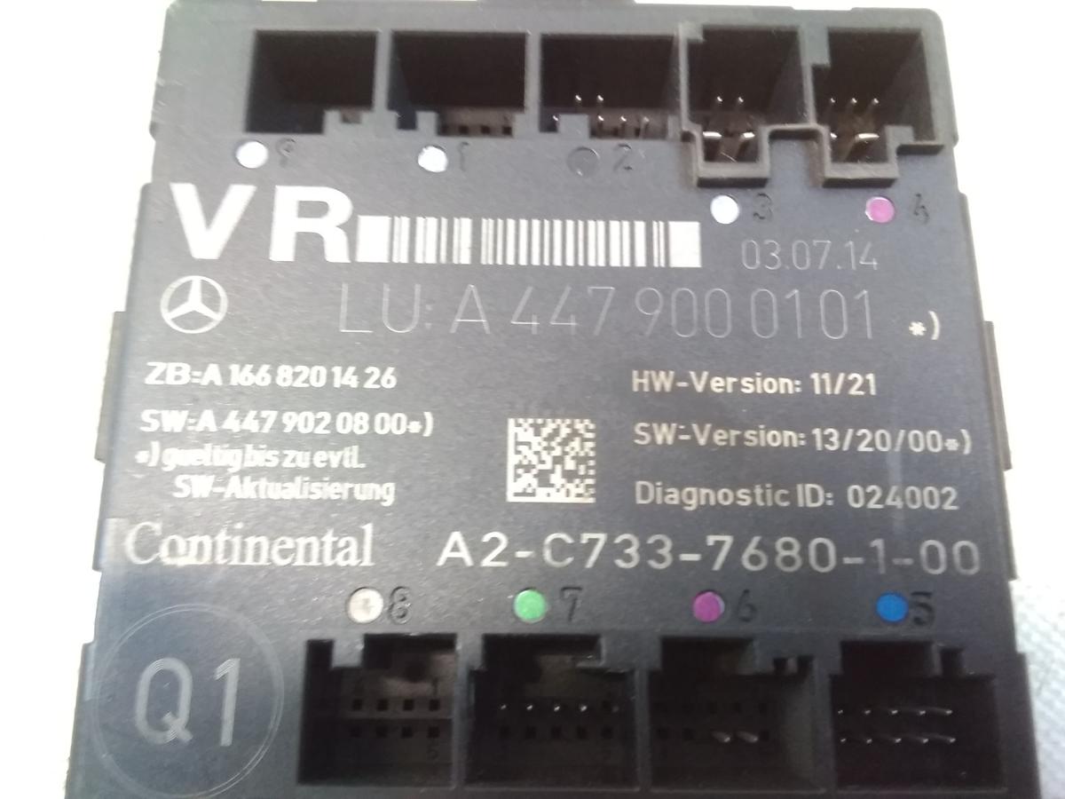 Mercedes Vito 111CDI 447 original T&uuml;rsteuerger&auml;t vorn rechts A4479000101 Bj.2014