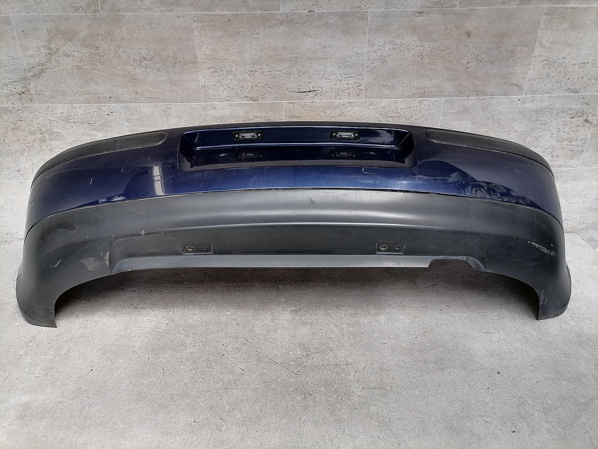 VW Golf IV 3/5 T&uuml;rer Sto&szlig;stange Sto&szlig;f&auml;nger hinten LB5N-Indigoblau