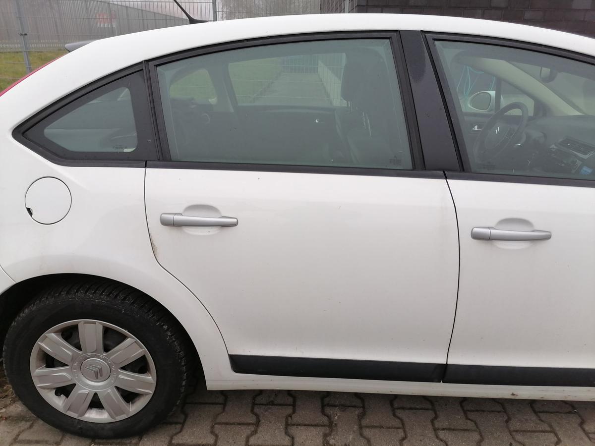 Citroen C4 original Tür hinten rechts EWP Weiss Banquise Rohbau Bj.2009