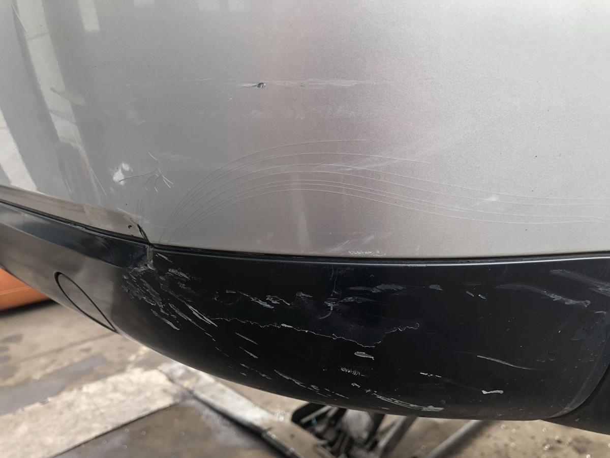 Audi A2 original Stoßstange Fänger hinte/Heck Y7W Lichtsilber Bj 2001