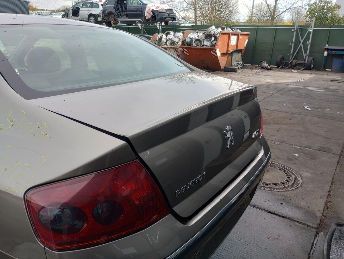 Peugeot 407 Limo orig Heckklappe Deckel hinten KDA Erlengrau met Bj 2006