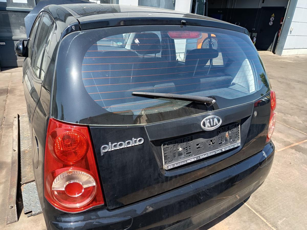 Kia Picanto BA original Heckklappe mit Scheibe Galaxy Black Baujahr 2009