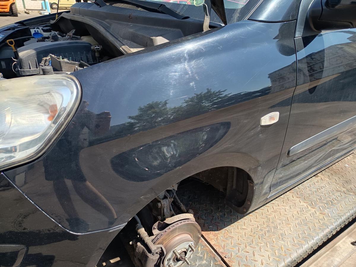 Kia Picanto BA original Kotfl&uuml;gel links Galaxy Black Facelift Baujahr 2009