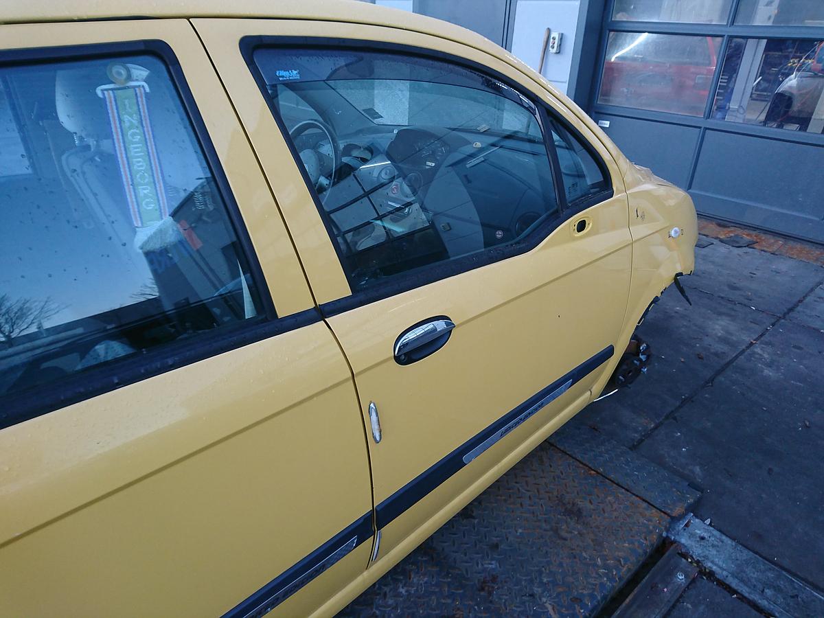 Chevrolet Matiz II 2 orig Tür VR Beifahrertür electric yellow Bj 2008