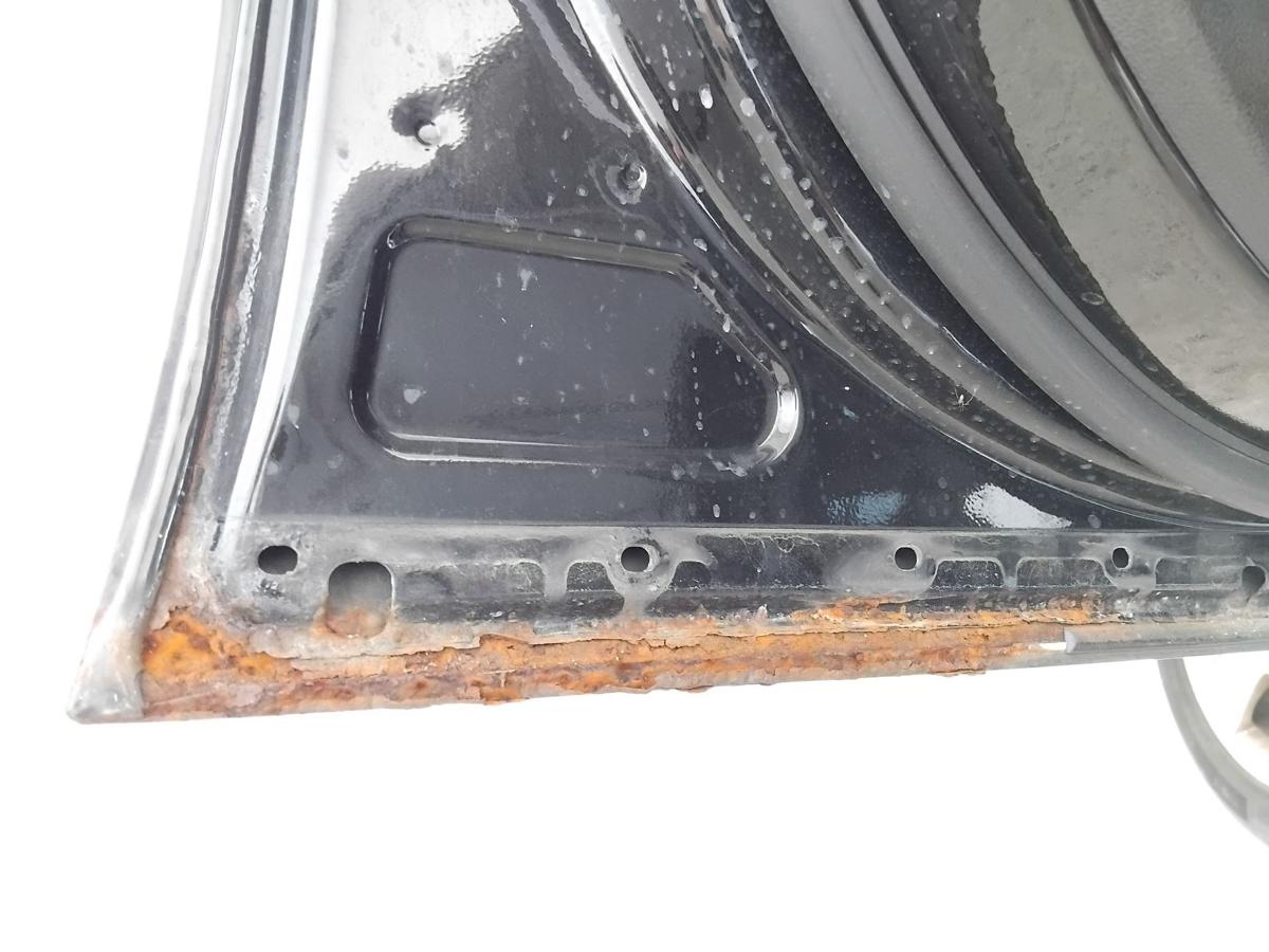 Mercedes ML164 Tür vorn links Fahrertür ROST BJ2006 197 obsidianschwarzmetallic