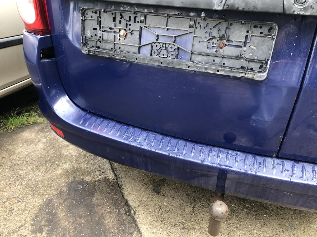 Dacia Logan MCV Hecktür hinten links mit Scheibe Flügeltür OV61H Blue Marine