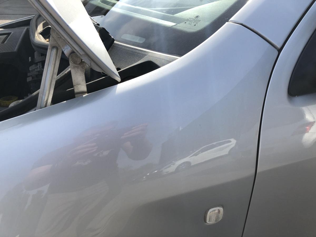 Skoda Fabia 6Y Kotfl&uuml;gel vorn links Fahrerseite LF7T Diamant Silber Metallic