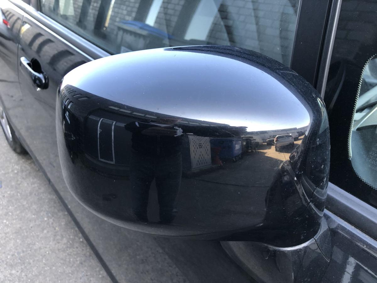 Nissan Tiida C11 Au&szlig;enspiegel rechts Seitenspiegel Spiegel elek KH3 Superblack