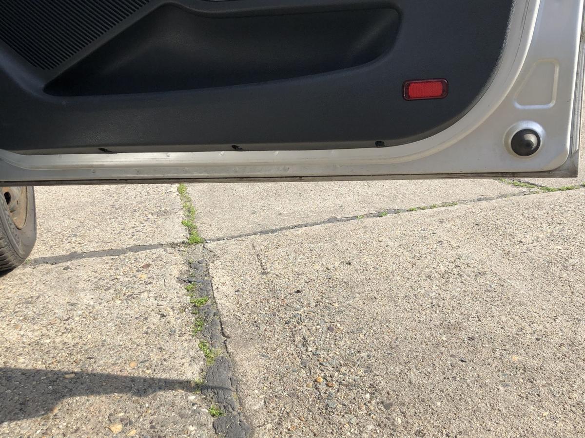Skoda Fabia 6Y T&uuml;r vorn rechts Beifahrert&uuml;r Rohbau LF7T Diamant Silber Metallic