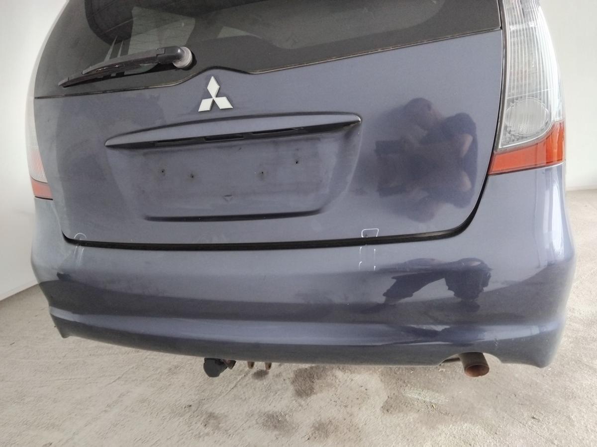 Mitsubishi Grandis orig. Stoßstange Stossfänger hinten T65 deepblue perl. BJ2004