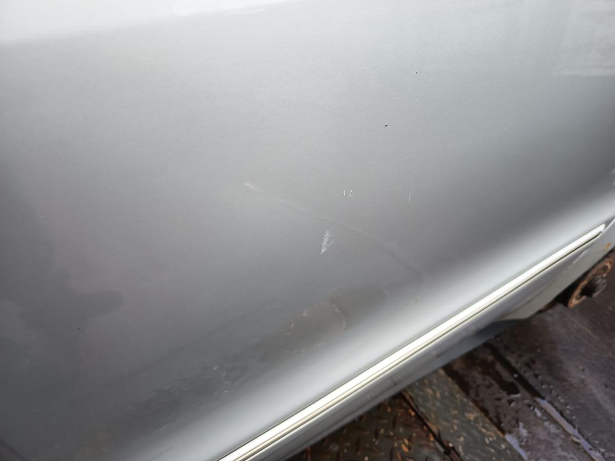 Mercedes V168 Mopf original T&uuml;r hinten links Fond lang 761 Polarsilber Bj 2001