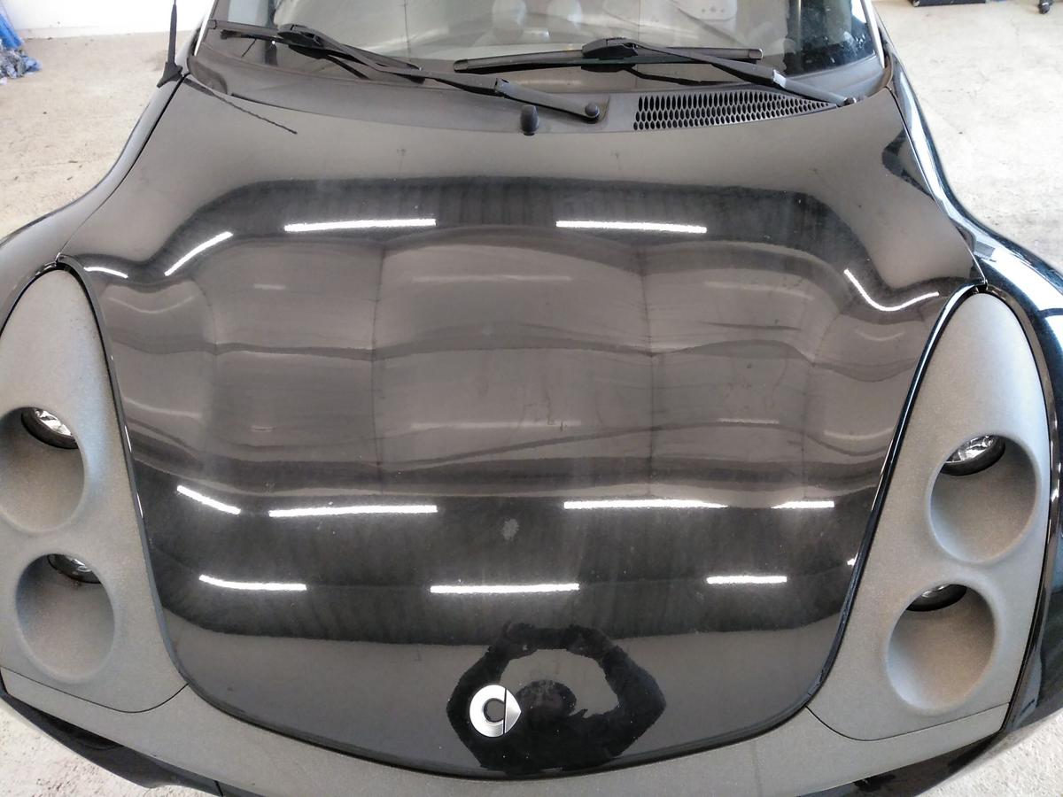 Smart Roadster 452 original Klappe vorn Motorhaube schwarz jack black Bj.2005