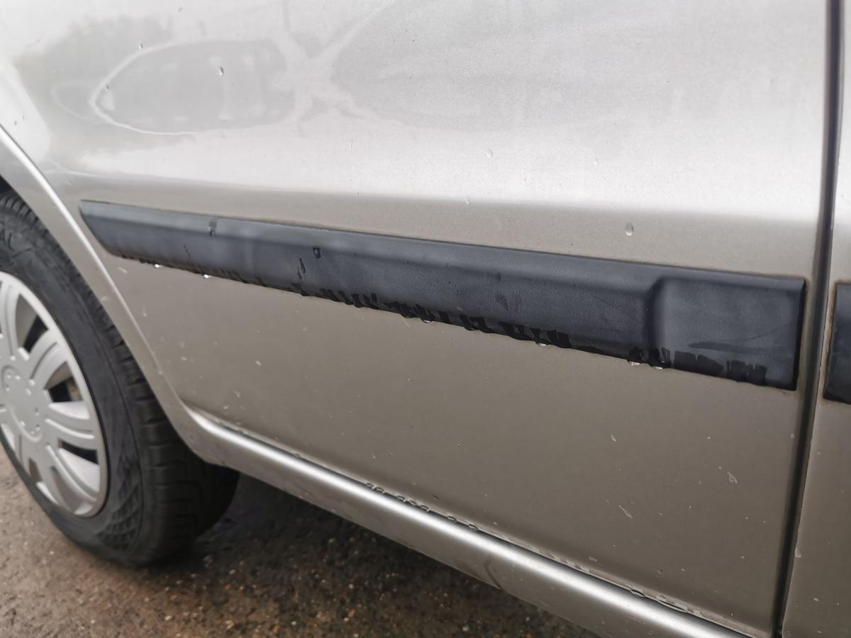 Fiat Panda 169 Tür Autotür Rohbautür Fondtür hinten rechts 647 Grigio Steel Met