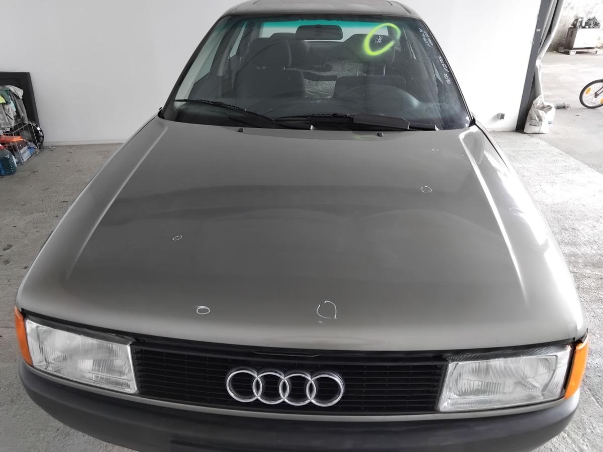 Audi 80 B3 Typ 89 original Motorhaube Deckel vorn LY6U Papyrusmetallic BJ1991