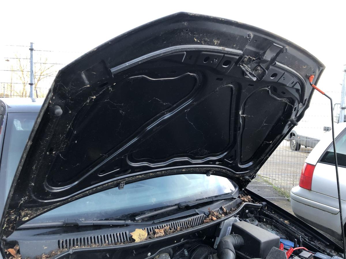 VW Polo 9N3 ab 05 Motorhaube Haube Bonnet Deckel vorne L041 Brillantschwarz