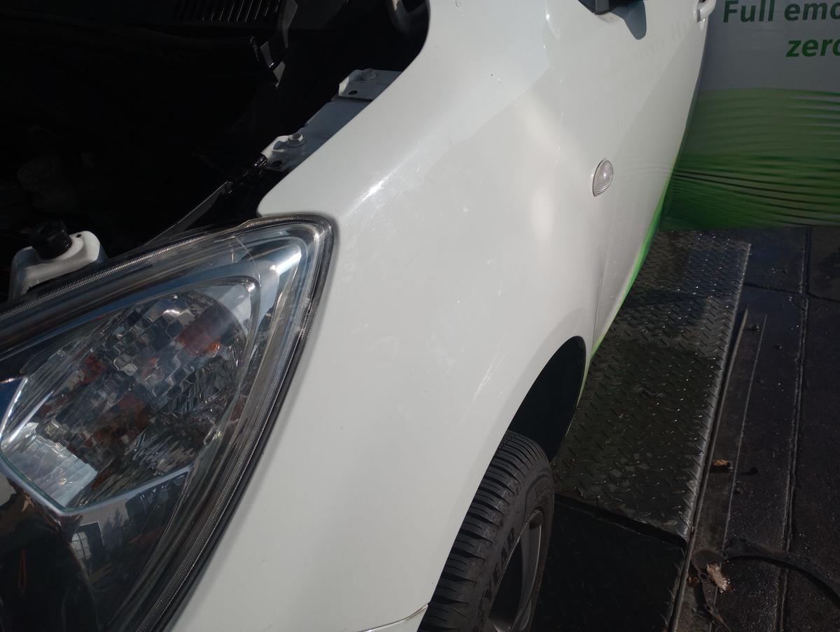 Opel Agila B original Kotflügel links Fahrerseite 26U Galaxyweiss Bj 2011